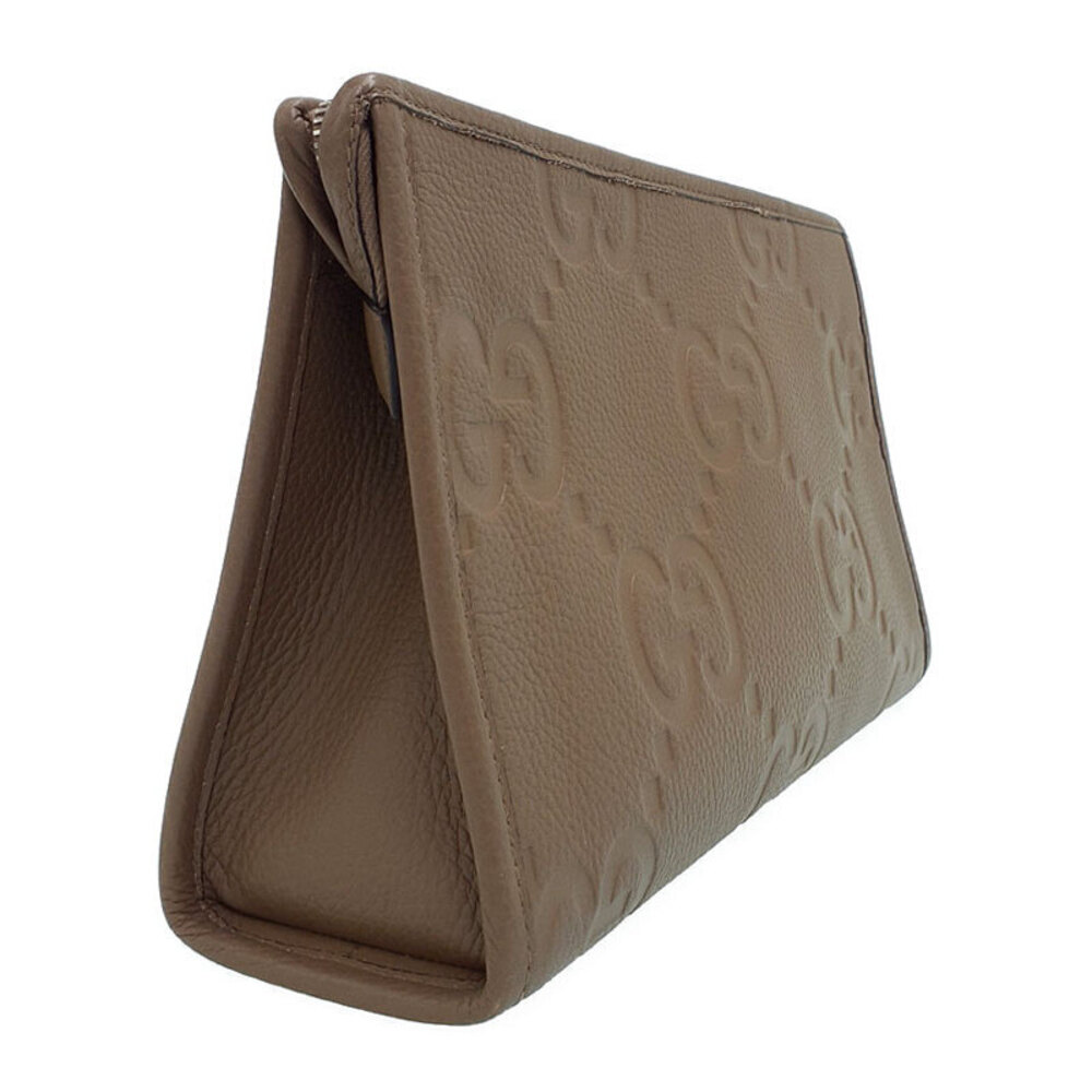 Gucci Jumbo Pouch Clutch Bag GG